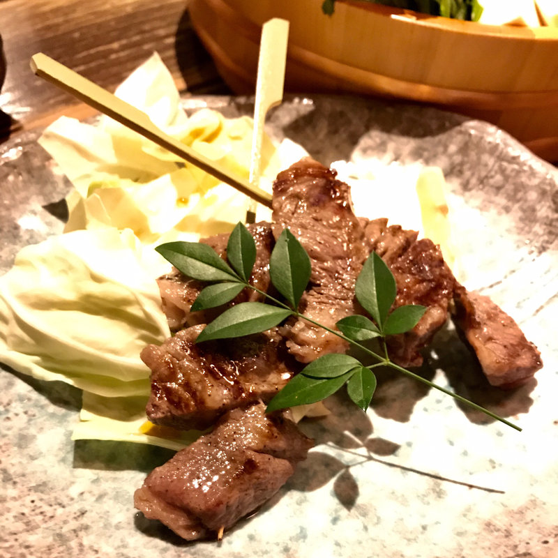 ステーキ串(博多 なぎの木 西中洲)