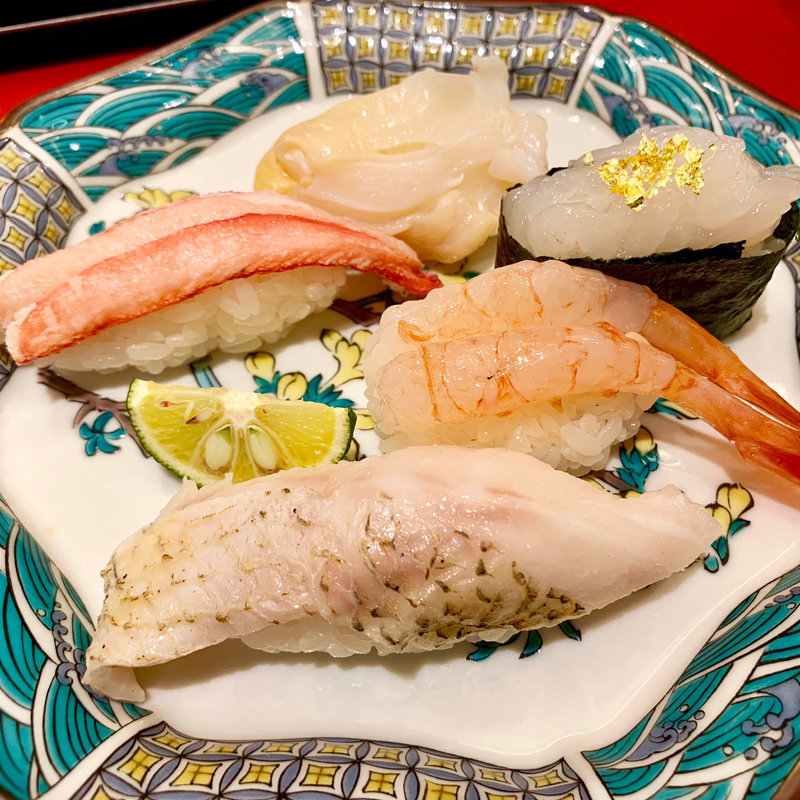 加賀百万石握り(金沢まいもん寿司 マークイズ福岡ももち)