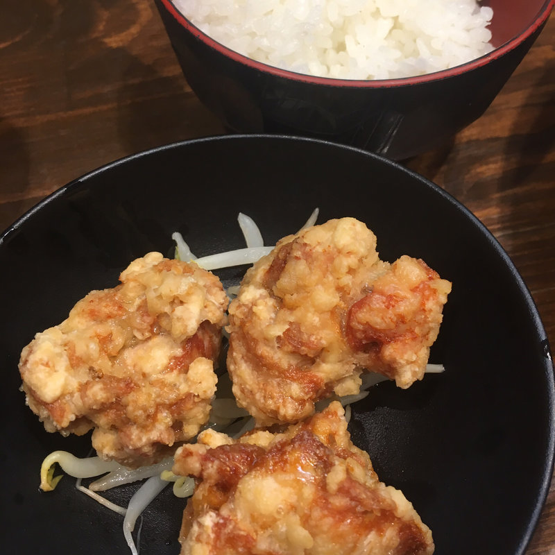 唐揚げ3個ライスセット(一麺生 （イチメンセイ）)