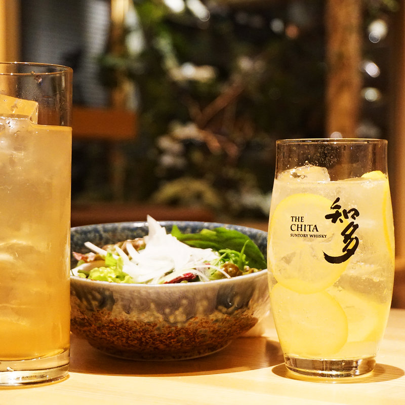 知多檸檬ハイボール(炭火・焼鳥 鶫 つぐみ 中洲川端店)