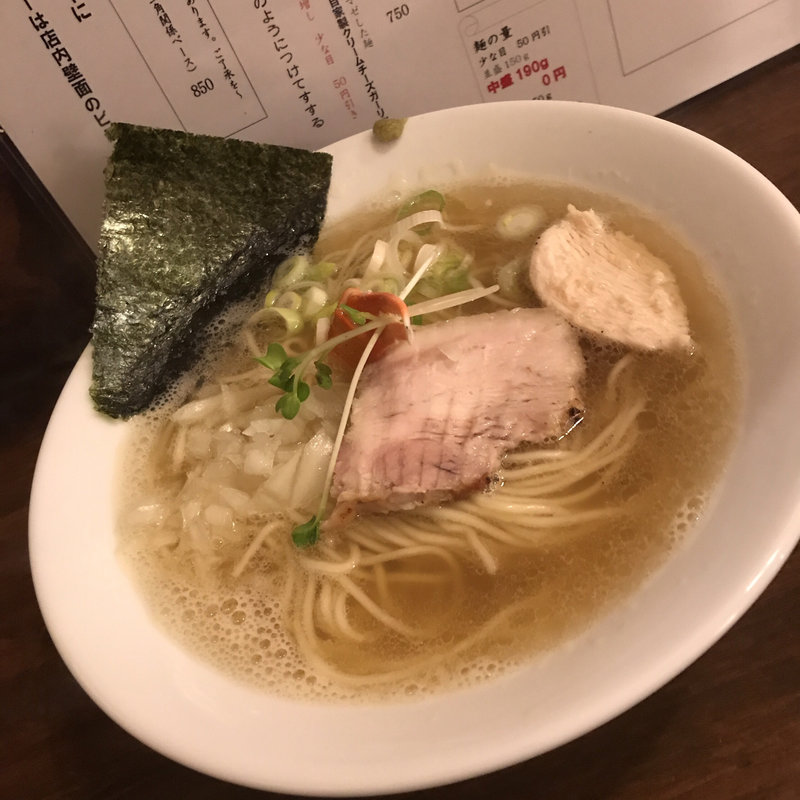 限定 蟹ラーメン 塩(煮干専門中華蕎麦 平八)