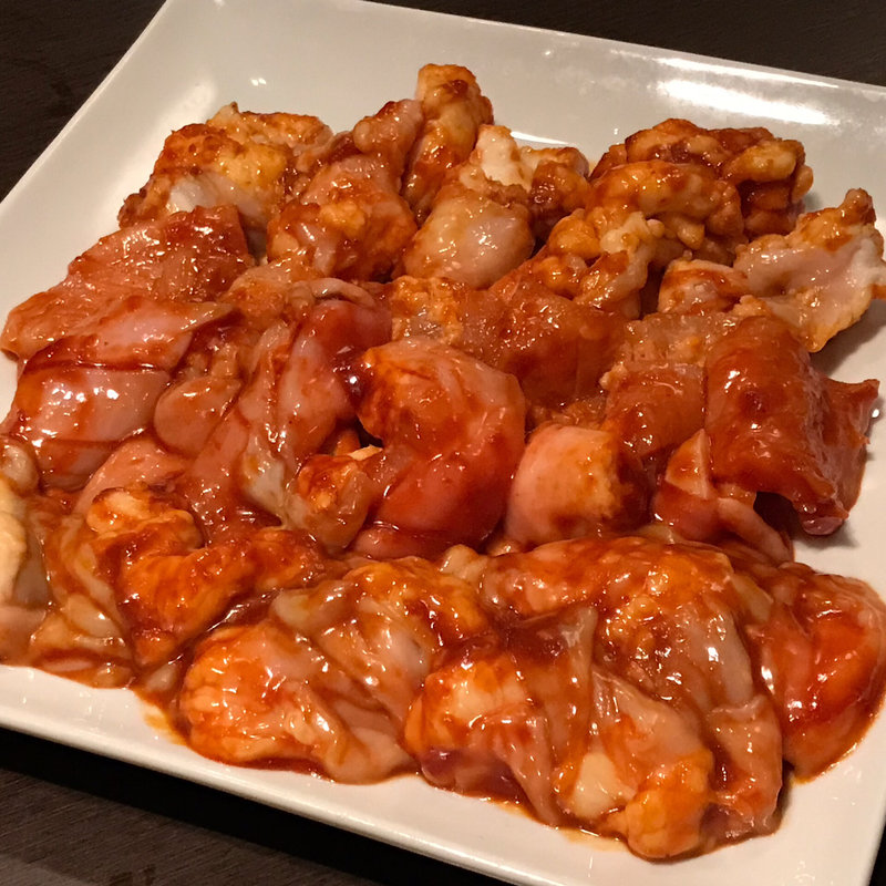 てっちゃん・ホルモン・赤せん・上ミノ(あぶりや なんばダオーレ店)