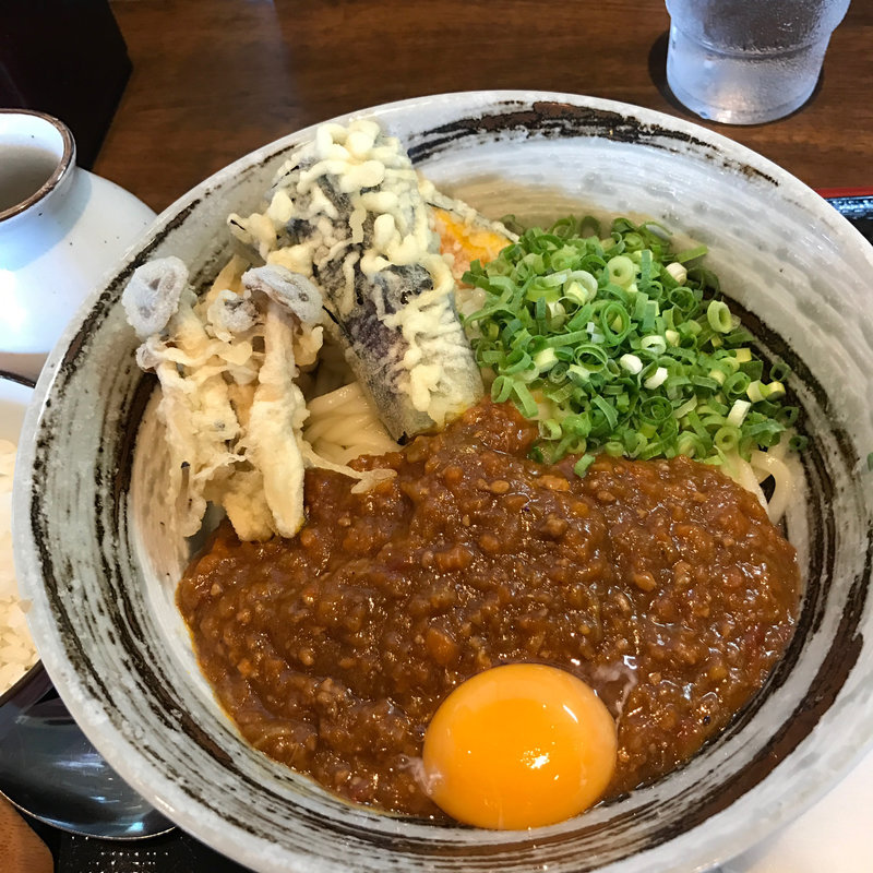 キーマカレーうどん(練り込みうどん権)