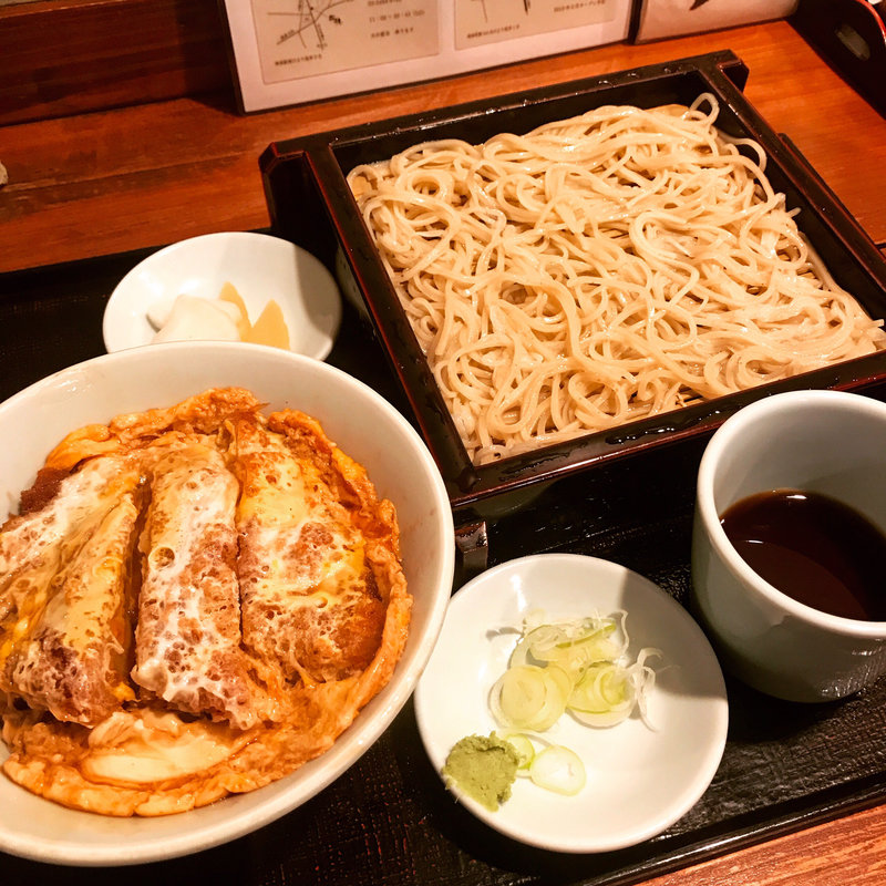 かつ丼セット(㐂道庵)