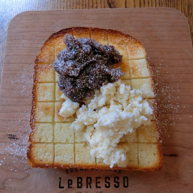 至福のあんバタートースト(レブレッソ(Le BRESSO) 目黒武蔵小山店)