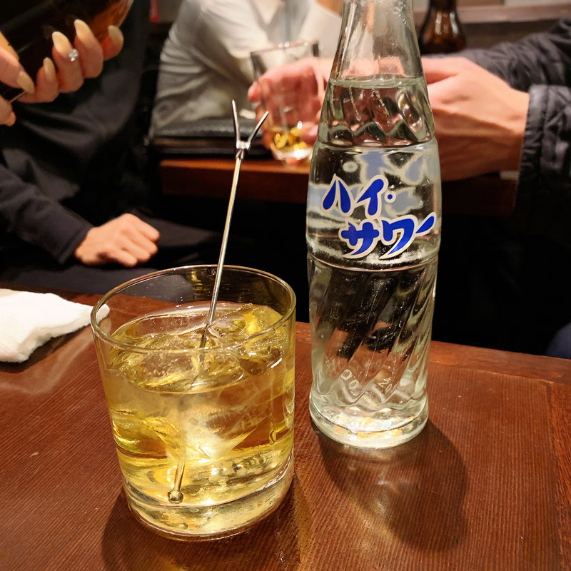 梅酒ソーダ割り(大衆酒場 チャン栓チャン)