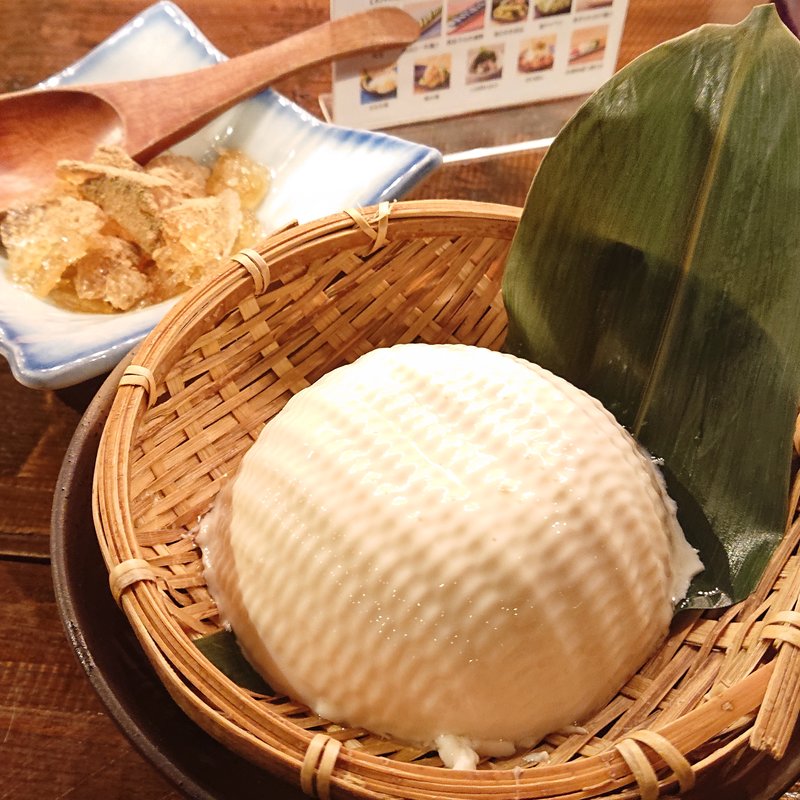 だし凍りで食べる ざる豆冨(居酒屋 かまどか 池上店 )