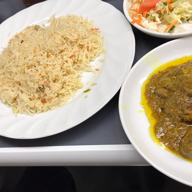 木曜日の日替わり フルセット(美味キッチン 本場カレー バングラデシュ)