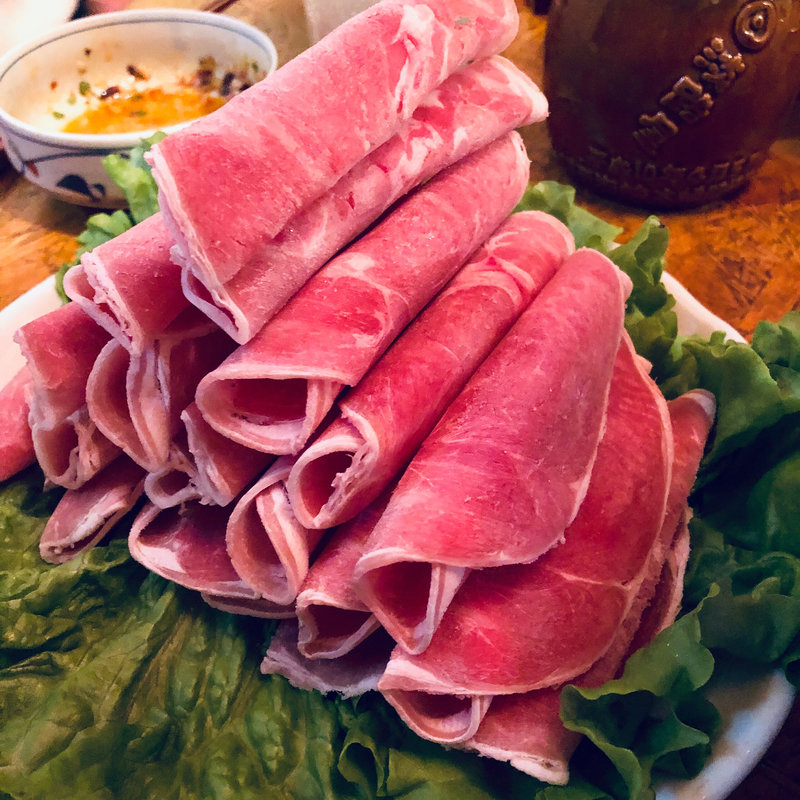火鍋のラム肉(猪八戒)