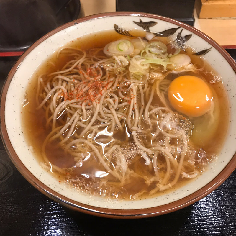 月見そば(そばよし)