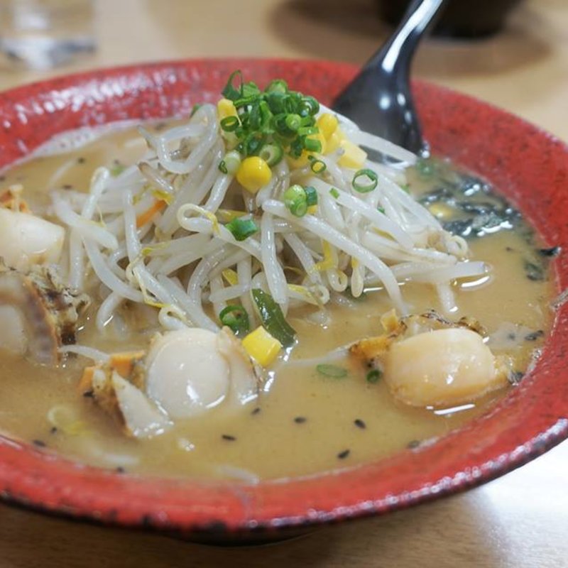帆立みそラーメン(北海道らーめん 北の恵み)