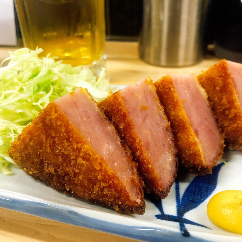 ハムカツ(大衆酒場BEETLE田町店)