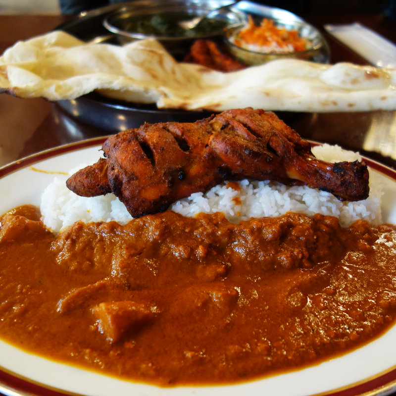 タンドリーチキン＆キーマカレーセット(ナーナック 福岡店)