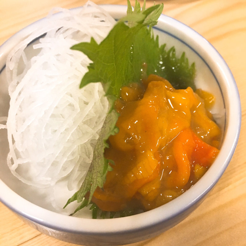 ホヤ塩辛(大衆酒場BEETLE田町店)