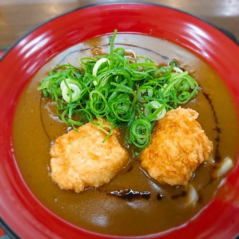 赤赤鶏カレーうどん(香芝ＳＡ上り フードコート )