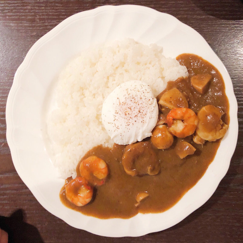 シーフードカレー(キュイ・ボンヌ)