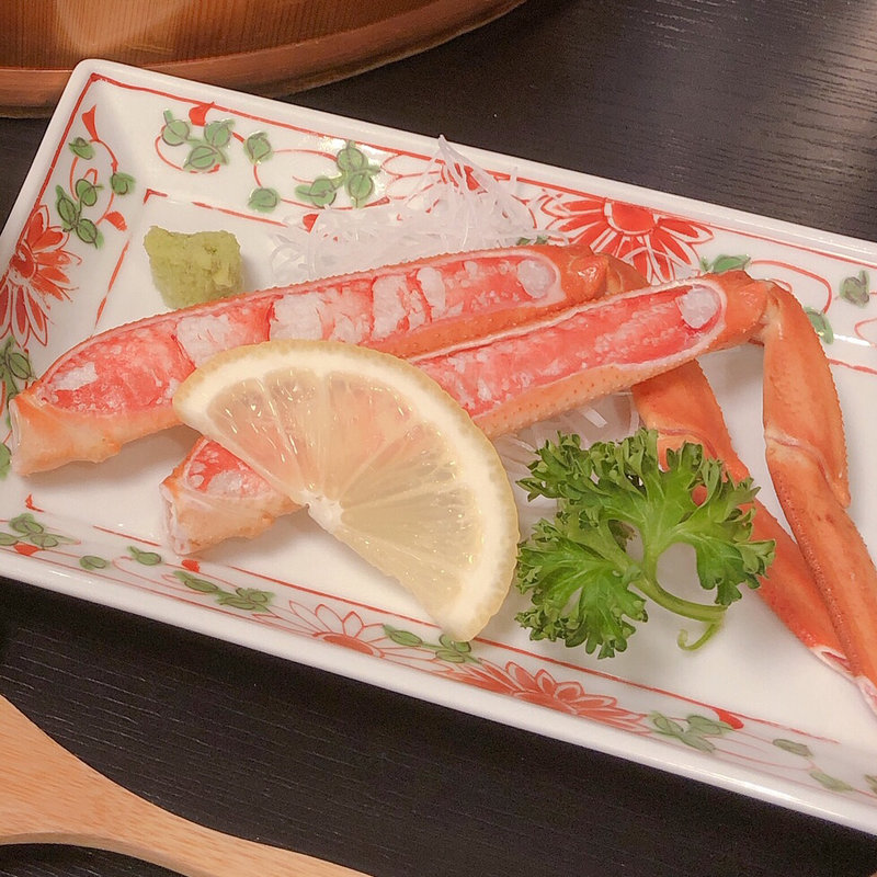 蟹コース （ 蟹刺し ）(海花亭　紫峰閣 （かいかてい　しほうかく）)