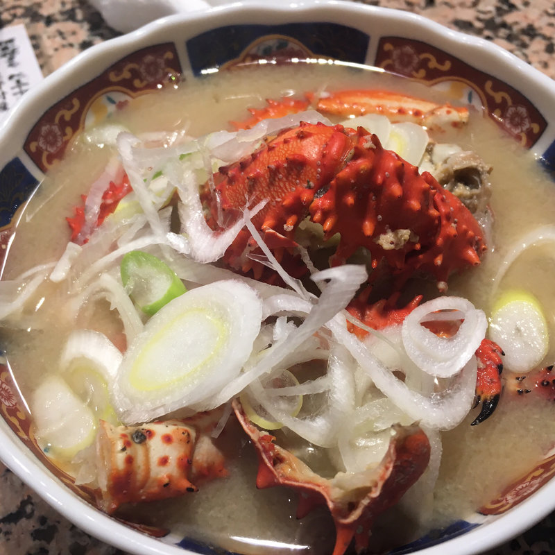 花咲蟹の鉄砲汁(根室花まる KITTE丸の内店 )