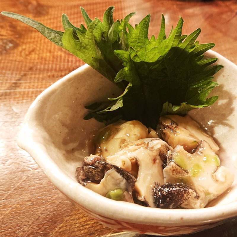 つぶ貝の山葵漬け(居酒屋 かまどか 池上店 )