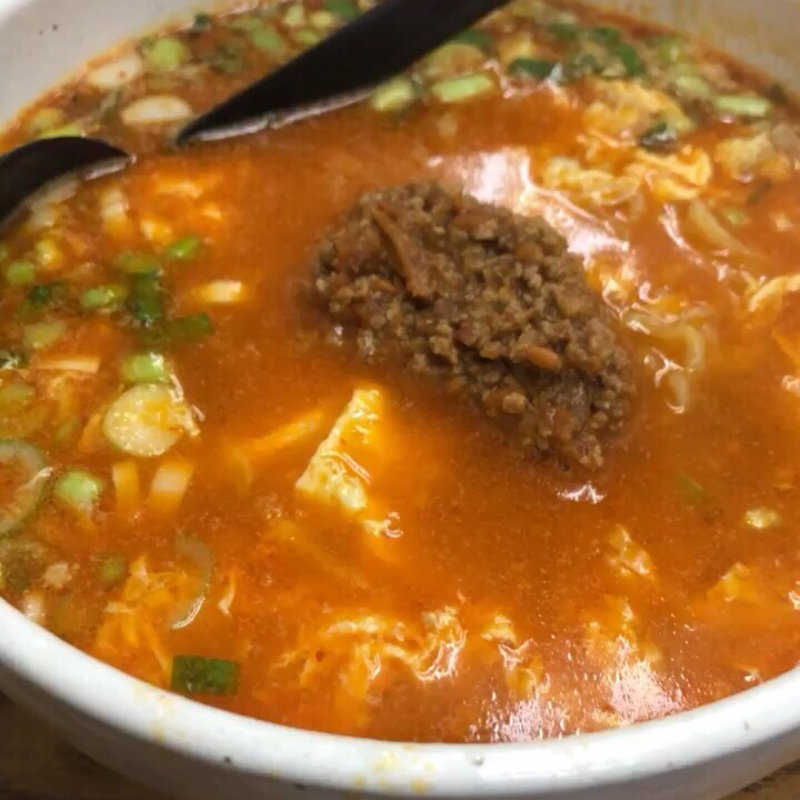 卵とじ担々麺(天下一 代々木八幡店)