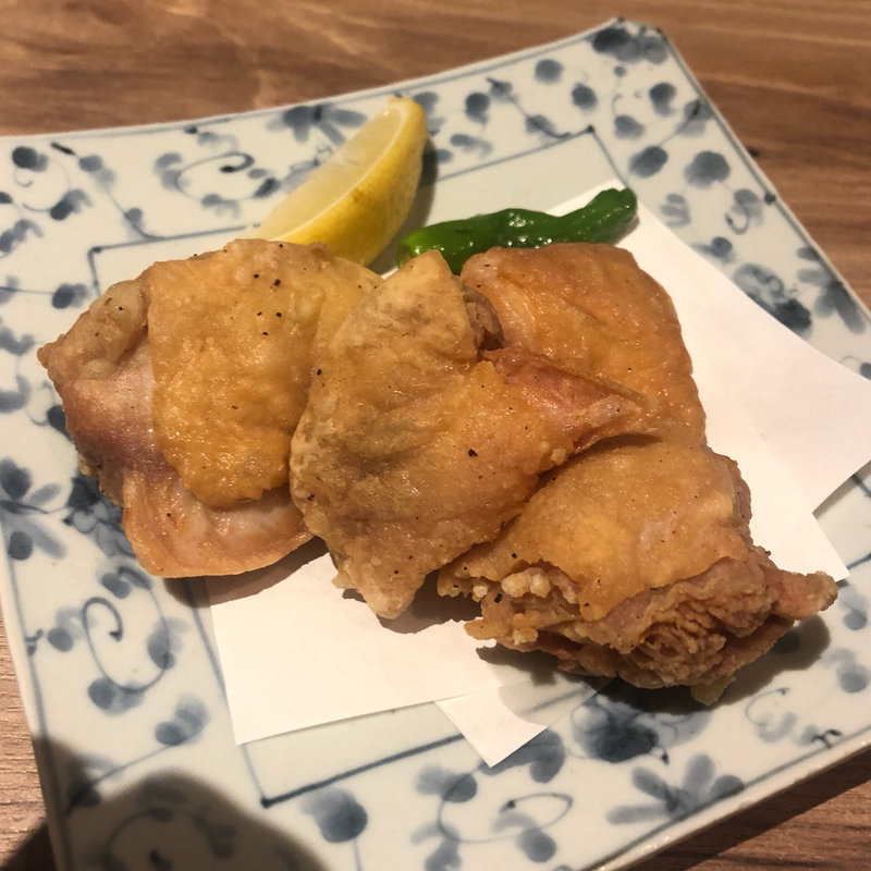  若鶏の塩唐揚げ(神籬)