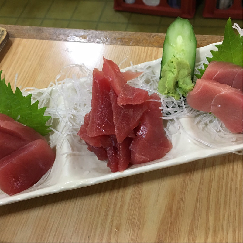 鮪3点盛り(酒蔵十字屋)