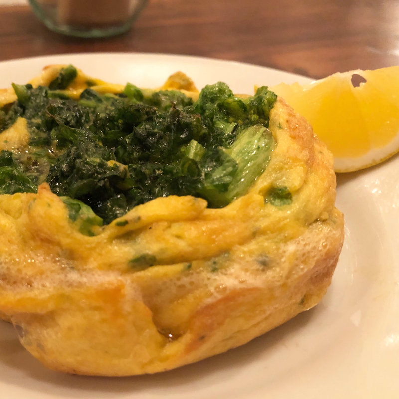 菜の花のオムレツ(アヒルストア)