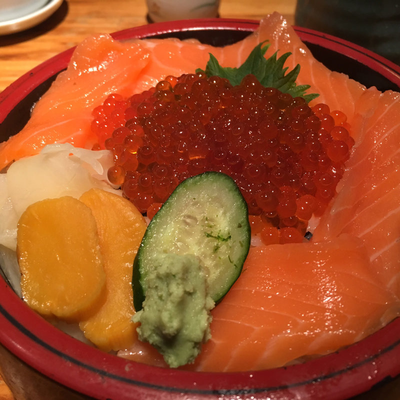 親子丼 大盛り(すし処　築地 )