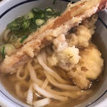 とり天ちくわ天うどん(おにやんま )