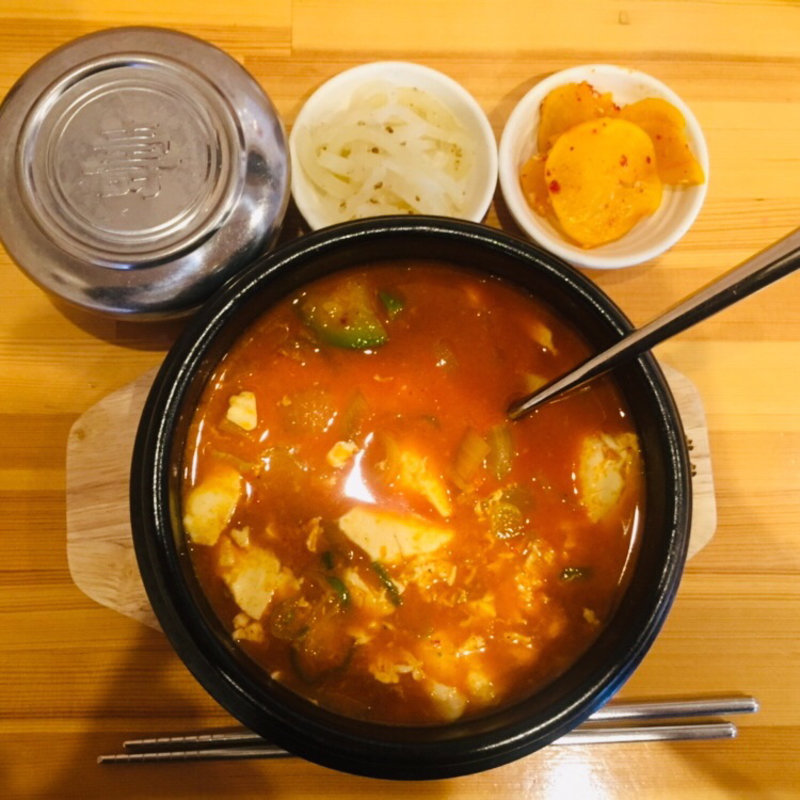 スンドゥブ定食(ビビンシッタン )