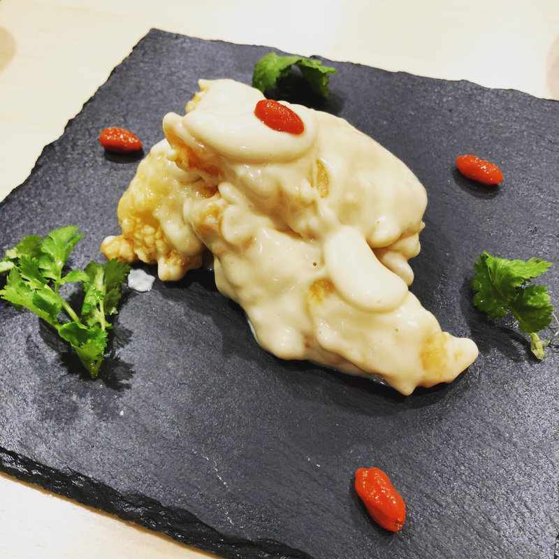 クリームチーズと海老マヨ(中国料理とシェリー酒 西華房/さいかぼう)