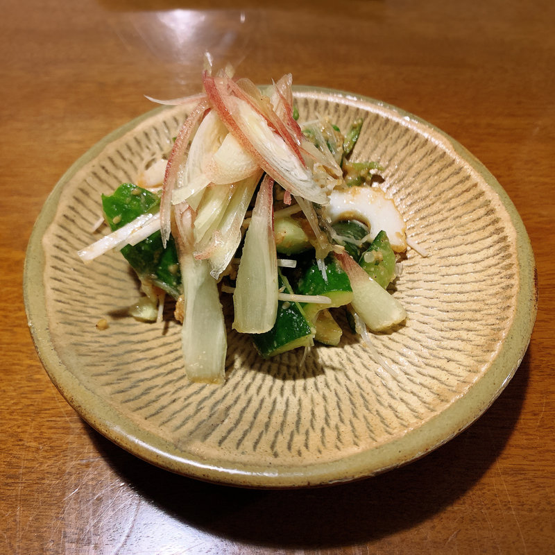 みょうがときゅうりの梅冷菜(豊前房 )