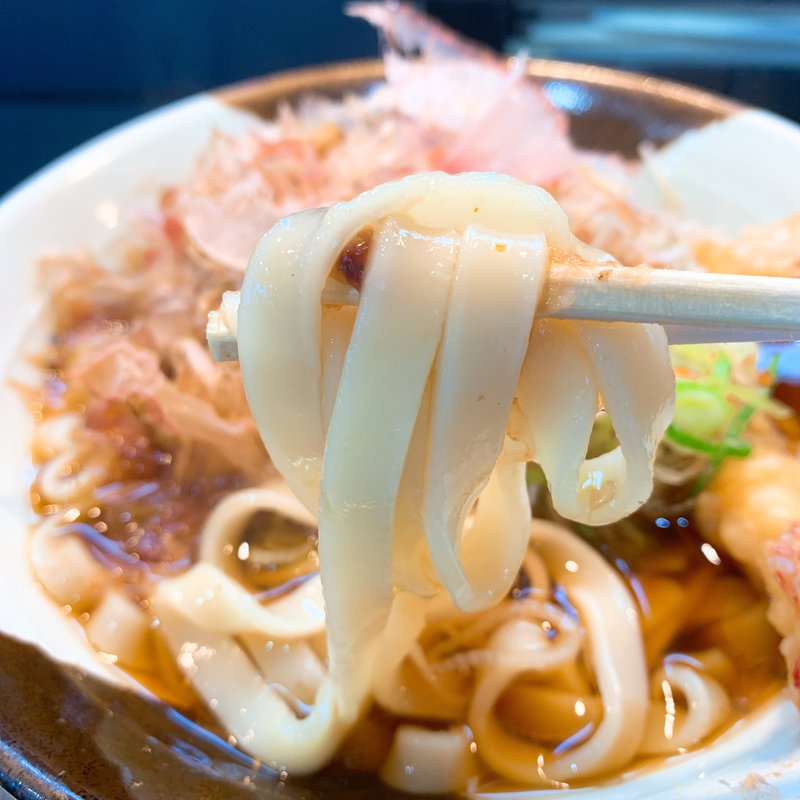 えび天きしめん(住よし JR名古屋駅 新幹線上り)