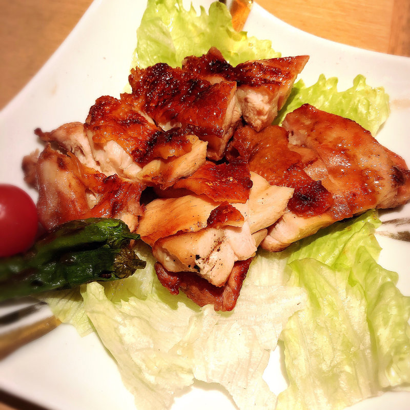 鶏もも肉炭火胡椒焼(ひつまぶし名古屋備長)