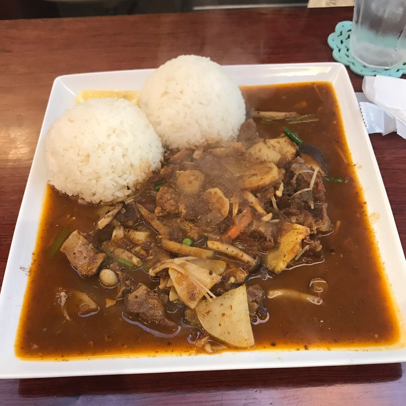 ソーキカレー(かえる食堂 （カエルショクドウ）)