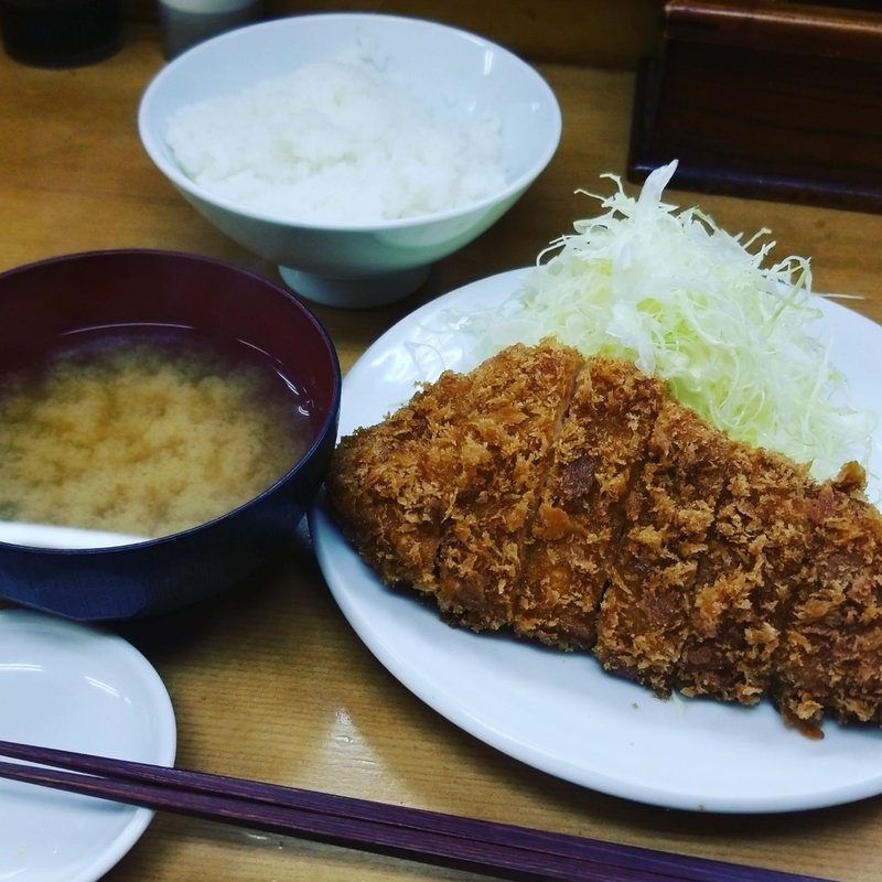 上ロースカツ定食(とんかつ 山家)