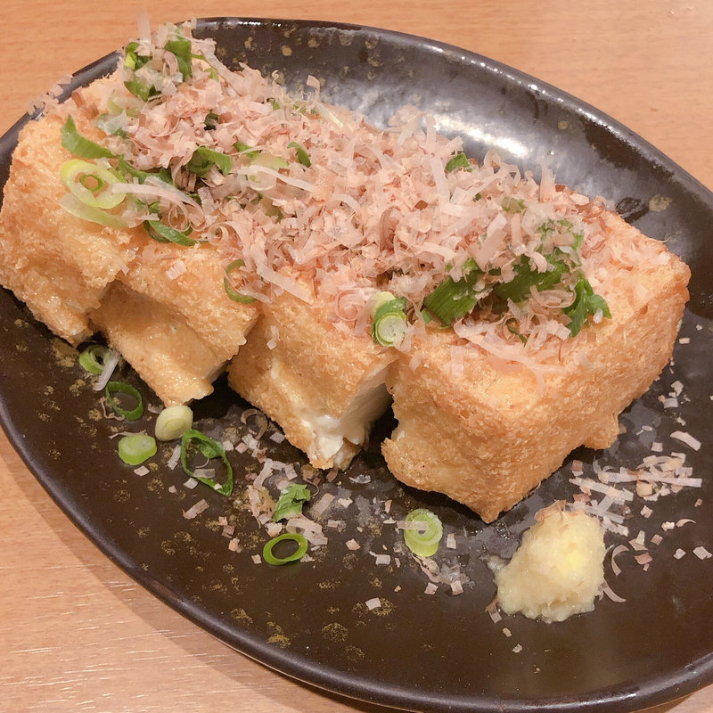 厚揚げ焼き(三代目鳥メロ 明石駅前店)