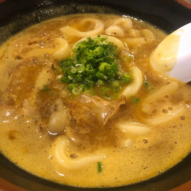 カレーかすうどん(串カツ田中 綱島店)