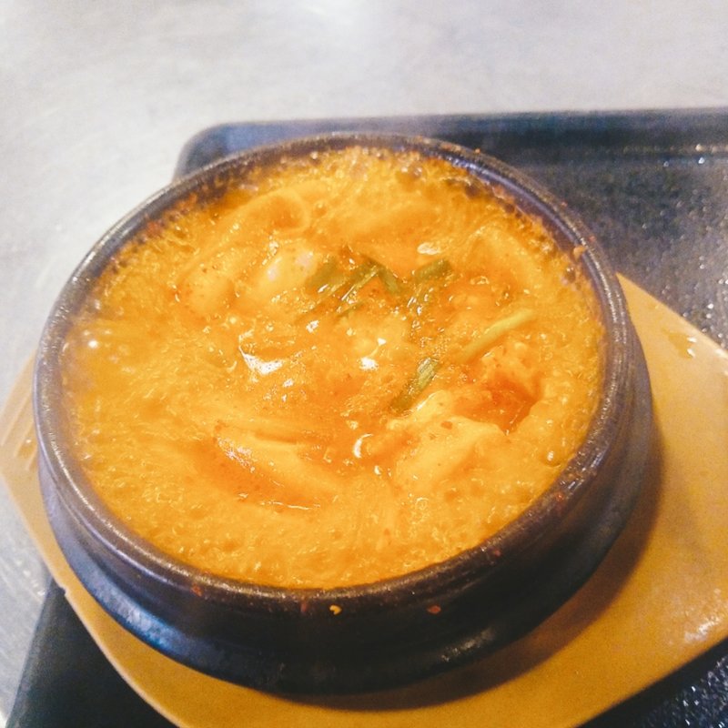 部隊チゲ定食(韓豚屋 銀座三丁目店)