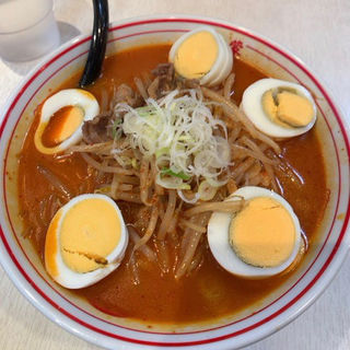 味噌卵麺(蒙古タンメン中本 品川店 （もうこたんめん）)