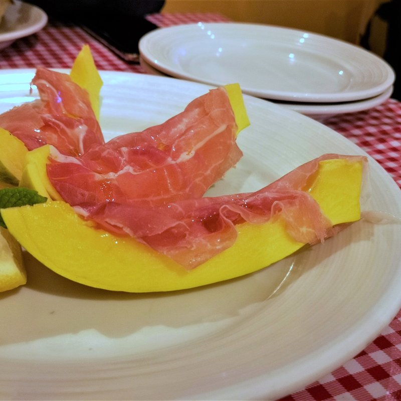 prosciutto e papaia(Arancino on Beachwalk)