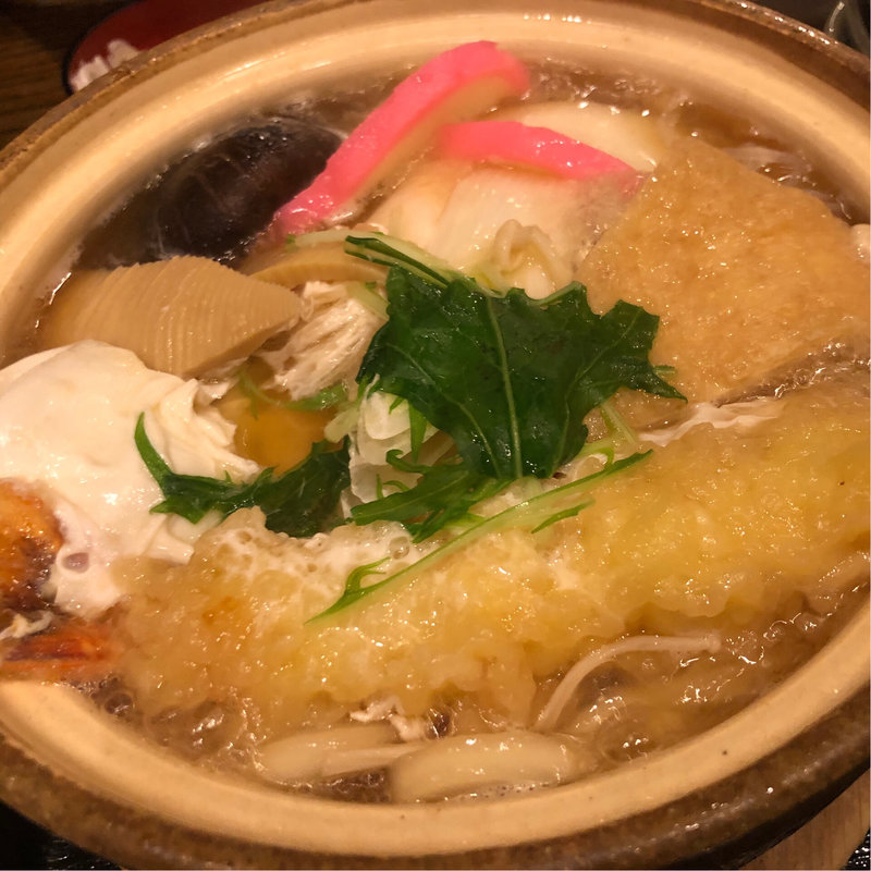 鍋焼きうどん(中野屋 湯沢本店 （なかのや）)