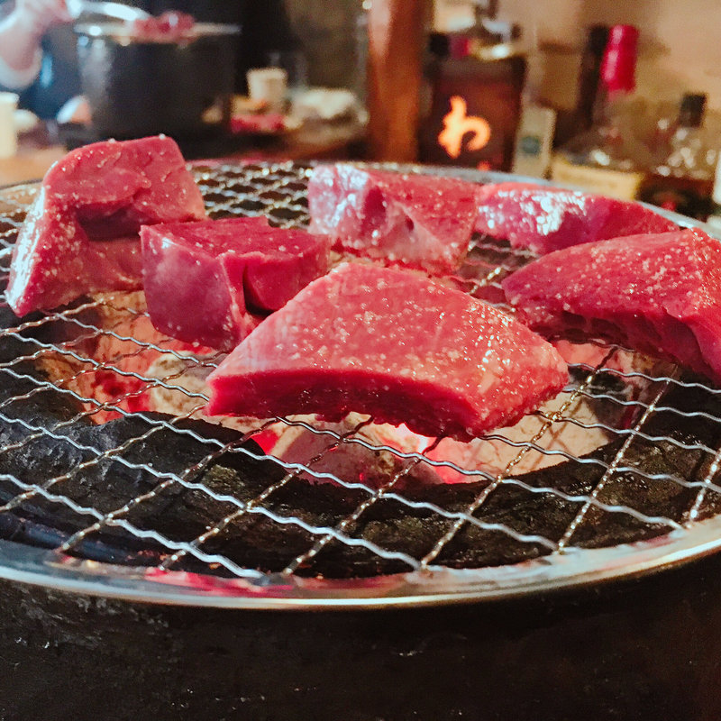 角切ハツ(ホルモン酒場 焼酎家『わ』)