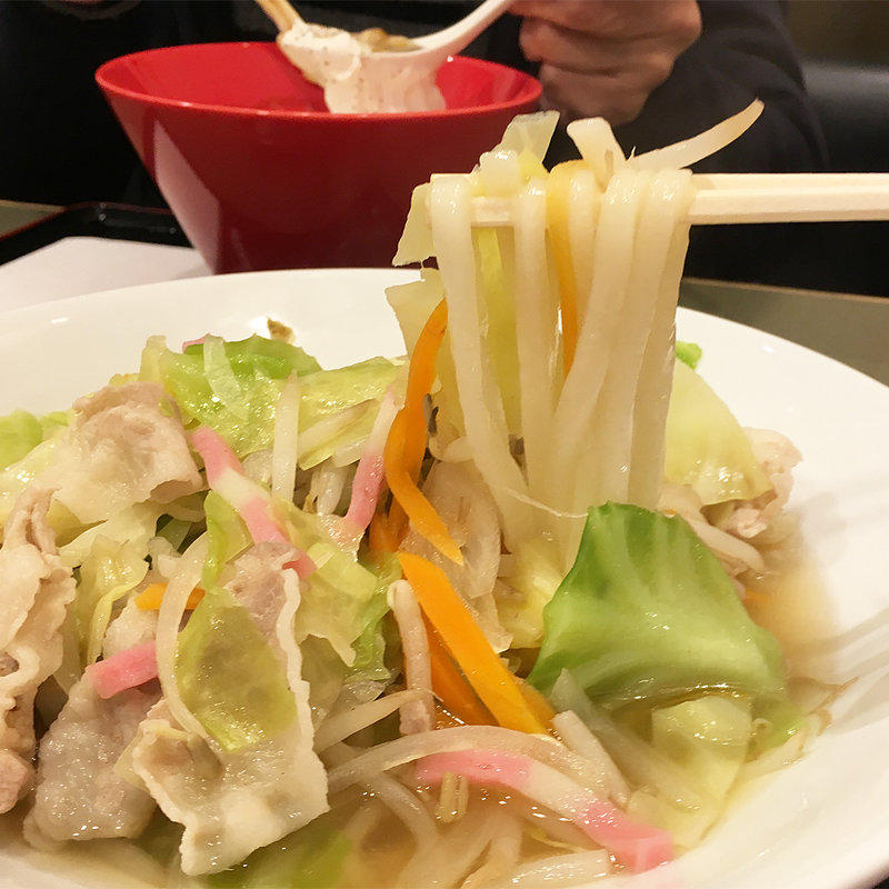 ちゃんぽんうどん(博多やりうどん 福岡店)