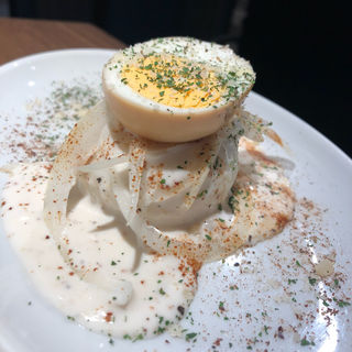おでんの煮卵のポテサラ(東京バル （LOCAL STAND 東京バル）)