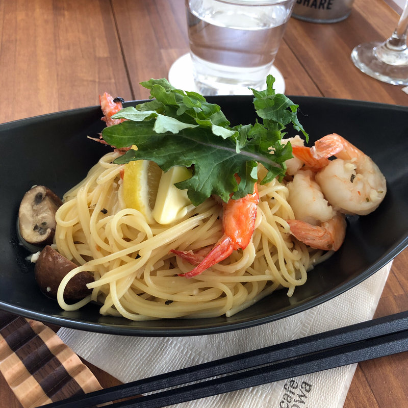 ソフトシェルシュリンプのレモンバターソース(カフェ トワ （cafe towa）)