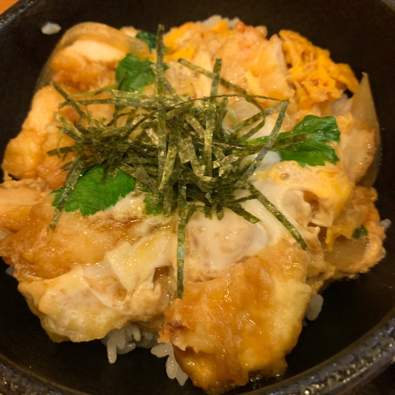とり天親子丼(博多うどん居酒屋 泰吉)