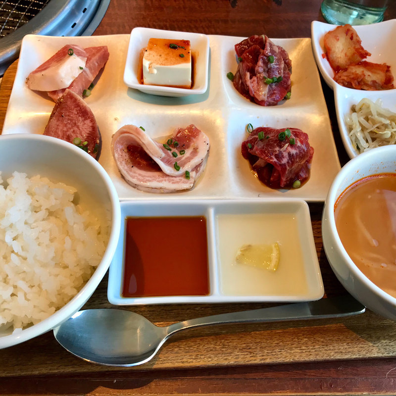 五種盛合せランチ(清江苑 原宿店)