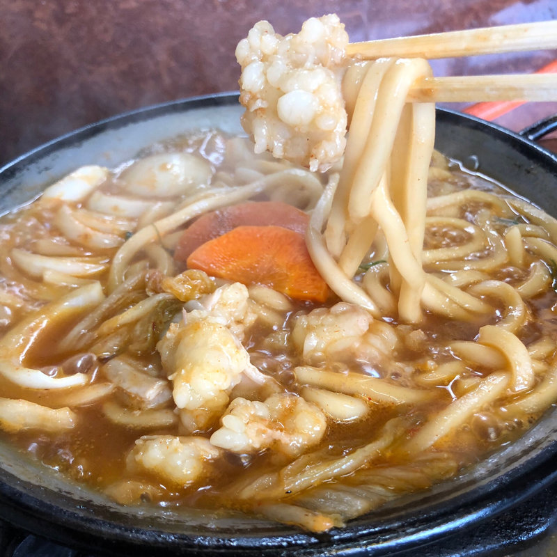 テッチャン鍋うどん定食(伽倻（カヤ）)