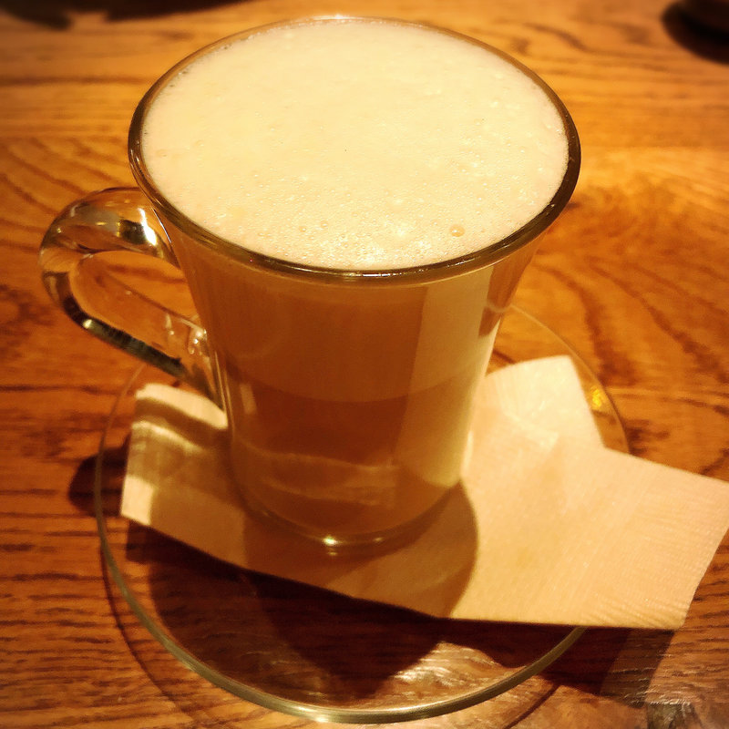 ホットほうじ茶ラテ(ワイアード カフェ 品川 （WIRED CAFE）)